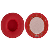 Geekria Replacement Ear Pads Compatible with Beats Solo 2 Wireless (B0534) (Not Compatible with Beats Solo 2 Wired) On-Ear Headphones Ear Cushions, Repair Parts (Red)