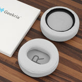 Geekria Comfort Mesh Fabric Replacement Ear Pads for Microsoft Surface GEN I / GEN II Headphones Ear Cushions, Repair Parts (Grey)