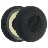 Geekria Comfort Mesh Fabric Replacement Ear Pads for Jabra Evolve 65UC/ 65MS/ 40UC/ 40MS/ 30US/ 30II/ 20SE/ 20UC/ 20MS Headphones Ear Cushions, Repair Parts (Black)