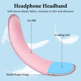 Geekria Nova Headband Cover Set, Fits 1.22" (3.1cm) Headband (Measure Before Buying), Cooling-Gel Protector Compatible with Razer, JBL, HyperX, Corsair, Logitech, Sennheiser