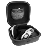 Geekria Shield Headphones Case Compatible with Sennheiser HD800S, HD800, HD820, HD700, HD660s2, HD650, HD600, HD660S Case, Replacement Hard Shell Travel Carrying Bag with Cable Storage (Dark Grey)