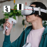 Geekria VR Power Bank Organizer Compatible with Meta Quest 3 / 2 / Pro, VR Link Cable Clips, Virtual Reality Game Accessories