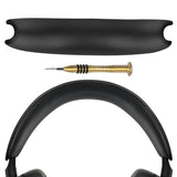 Geekria Protein Leather Headband Pad Compatible with Bowers & Wilkins Px7 S3/ Px8 S2 Headphones, Replacement Band Repair Part (Black)
