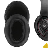 Geekria QuickFit Replacement Ear Pads for Sennheiser GAME ONE, GAME ZERO, PC360, PC363D, PC373D Headphones Ear Cushions, Headset Earpads, Ear Cups Cover Repair Parts (Black)