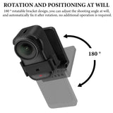 Geekria Magnetic Mount Stand Compatible with DJI Osmo Nano Action Camera, Desktop Stabilizer Mounts, Adjustable Handle, Suitable for Desk, Outdoor, Car Shoot (Black)