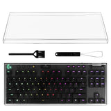 Geekria Keyboard Dust Cover, Clear Acrylic Keypads Cover Compatible with Logitech G915 TKL / G915 X Lightspeed TKL / G715 / G713