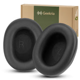 Geekria Protein Leather Replacement Ear Pads for JBL Tour One M3 Headphones Ear Cushions, Repair Parts (Black)