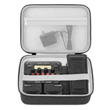 Geekria Hard Shell Travel Case Compatible with Zoom G1X FOUR, B1X FOUR, A1X FOUR, Guitar Bass Multi-Effects Processor (Dark Grey)