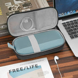 Geekria Speaker Case Compatible with Bose SoundLink Flex 2 Bluetooth, Replacement Hard Shell Travel Carrying Bag with Cable Storage (Dark Grey)