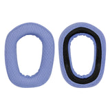 Geekria Comfort Mesh Fabric Replacement Ear Pads for Logitech G435 G335 Headphones Ear Cushions, Headset Earpads, Ear Cups Cover Repair Parts (Blue)