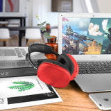 Geekria Silicone Skin Cover for AirPods Max Headphones, Scratch Protection Case / Earpieces Cover / Headset Speakers Skin Protector (Red)
