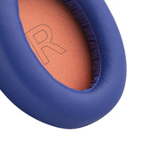 Geekria QuickFit Replacement Ear Pads Compatible with Anker Soundcore Life Q10, Q10, Life 2 NEO BT Headphones, Ear Cushions (Blue / Orange)