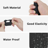 Geekria for Creators Microphone Case Cover Compatible with RODE Wireless Go, Wireless Go II Microphone Receiver and Transmitter, Mic Silicone Protective Case Skin (3 Pack / Black)