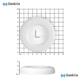 Geekria Replacement Ear Pads for AKG K845BT/ K845/ K545/ K540 Headphones Ear Cushions, Repair Parts (White)