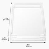 Geekria Audio Sampler Acrylic Protective Case / Dust cover, Compatible with Akai Professional MPC Sample Portable Groovebox, Magnetic Opening and Closing Design