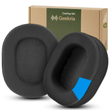 Geekria Sport Cooling-Gel Replacement Ear Pads for Corsair HS65, HS55 Headphones Ear Cushions, Repair Parts (Black)