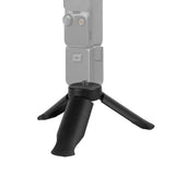 Geekria Mini Tripod for Action Camera, Desktop Tabletop Stand Compact, Portable Travel, Compatible with DJI Osmo Pocket 3, Action 5 Pro Camera (Black)