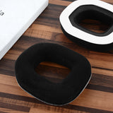 Geekria Comfort Velour Replacement Ear Pads Compatible with Astro A40 TR, A50 Headphones, 1 Pair Ear Cushions Repair Parts (Black)