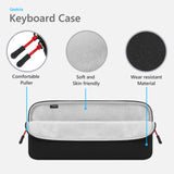 Geekria Keyboard Travel Carrying Pouch, Compatible with Logitech MX Keys Mini / Pebble Keys 2 K380s / Keys-to-GO 2, Apple Magic Keyboard MXCL3LL/A, MXCK3LL/A, Keychron B1 Pro (Black)