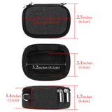 Geekria Earbuds Carrying Pouch Compatible with Bose QuietComfort Earbuds, QuietComfort Earbuds II, Ultra Open, QC Ultra Earbuds. Replacement Protective Earphones Travel Bag (Dark Grey)