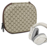 Geekria NOVA Headphones Case for On-Ear Headphones, Replacement Hard Shell Travel Carrying Bag with Cable Storage, Compatible with JBL, Sony, AKG, Skullcandy Headsets (Brown Pattern)