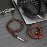 Geekria Apollo 6NOCC 4.4mm Balanced Cable Single Crystal Copper Upgrade Extension cord, 4.4mm Male to Female Replacement Cord for HiFi Headset (4.9ft / 1.5m)