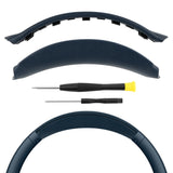 Geekria Replacement Headband Compatible with Sony WH-XB910N Headphones, Headband Cushion Cover Repair Parts with Screwdriver (Blue)