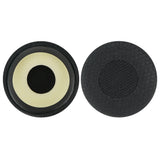 Geekria Comfort Mesh Fabric Replacement Ear Pads for Jabra Evolve 65UC/ 65MS/ 40UC/ 40MS/ 30US/ 30II/ 20SE/ 20UC/ 20MS Headphones Ear Cushions, Repair Parts (Black)