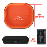 Geekria Shield Headphones Case Compatible with JBL, AKG, Sony, Skullcandy Case, Replacement Protective Hard Shell Travel Carrying Bag with Cable Storage (Black)