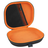 Geekria Shield Headphones Case Compatible with Sony MDR-ZX300, MDR-ZX110 and More, Replacement Hard Shell Travel Carrying Bag with Cable Storage (Black)