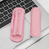 Geekria Short Replacement Medium Hook and Loop Headband Cover + Protein Leather Pad Set, Compatible with Skullcandy, Bose, JBL, Sony Headphones Accessory, Easy DIY Installation (Pink)