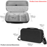 Geekria Audio Interface Carrying Case, Hard Shell Travel Bag Compatible with Universal Audio Volt 2 / Volt 1 / Volt 176 (Dark Gray)