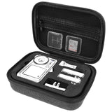Geekria Carrying Case Compatible with DJI Osmo Action 6, 5 Pro, 4, 3 Camera Protective Case, Hard Shell Travel Storage Bag with Cable Storage for Action5 Pro Accessories (Dark Grey)