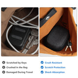 Geekria Shield Earbuds Case Compatible with Skullcandy EcoBuds, Dime 2 / 3, Smokin' Buds True Wireless Earbud, Replacement Hard Shell Travel Carrying Bag with Carabiner Clip (Dark Grey)