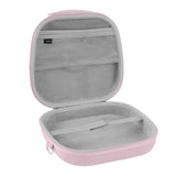 Geekria NOVA Headphones Case, Compatible with Apple AirPods Max Headphones Case, Replacement Hard Shell Travel Carrying Bag with Room for Smart Case and Accessories Storage (Pink)