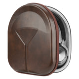 Geekria Shield Headphones Case for B&O Beoplay H100/HX/H9i/H95, Beocom Portal and More, Replacement Hard Shell Travel Carrying Bag with Cable Storage (Dark Brown)