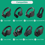 Geekria Mesh Fabric Replacement Headband Pad Compatible with JBL Tune 500BT/ 510BT/ 520BT/ 600BT/ 600BTNC/ 660NC/ 670NC/ 700BT/ 710BT/ 720BT/ 750BT/ 750BTNC/ 760NC/ 770NC Headphones (Black)