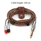 Geekria Headphone Cable, 6N Single-Crystal Copper, 3.5mm Plug with 6.35mm Adapter, 5 ft, Compatible with Sennheiser HD600, HD650, HD660S2, HD6XX, HD660S, HD580, HD565, HD545, HD535, HD265