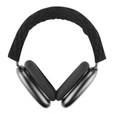 Geekria Knit Fabric Headband Cover Compatible with Cushion Apple AirPods Max Headphones, Head Top Cushion Pad Protector, Sweat Cover, Replacement Repair Part, Easy DIY Installation (Black L)