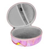 Geekria NOVA Headphones Case Compatible with JBL Tune770NC/760NC/750BTNC/710BT/700BT, Replacement Hard Shell Travel Carrying Bag with Cable Storage (Pink Marble)