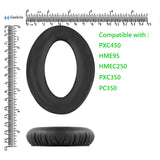 Geekria QuickFit Replacement Ear Pads for Sennheiser PXC450, PXC350, PC350, HME95, HMEC250 Headphones Ear Cushions, Headset Earpads, Ear Cups Cover Repair Parts (Black)