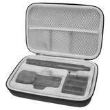 Geekria Action Camera Protective Case Carrying Case, Compatible with Insta360 X5, X4 Action Camera, Travel Storage Bag with Cable Storage (Dark Grey)