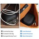 Geekria Shield Earbuds Case Compatible with Jabra Elite 10, Elite 3, Elite 85t, Elite 7 Active True Wireless Earbud, Replacement Hard Shell Travel Carrying Bag with Carabiner Clip