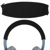 Geekria Flex Fabric Headband Cover Compatible with Beats Solo 3, Solo 2 Headphones, Head Cushion Pad Protector, Replacement Repair Part, Sweat Cover, Easy DIY Installation (Black)