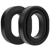 Geekria Silicone Rubber Comfortable Replacement Ear Pads for HyperX Cloud 2/ Alpha/ AlphaS/ Core/ Stinger/ Flight, Razer Kaira/ Kaira Pro/ X, Sennheiser HD280 Headphones (Black)