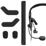 Geekria Replacement Headband Cover + Side Cushions + Mic Cover Set Compatible with Bose Proflight Series 1/2 Aviation Headphones, Repair Part (Black)