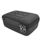 Geekria Portable Number Pad Travel Case for Mechanical Numeric Keypad, Compatible with Qisan 21 Keys Mini Numpad, MOTOSPEED K23, Kinst Numpad 17, Tishled Mechanical Numpad (Dark Grey)