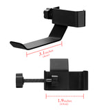 Geekria for Creators Headphone Headset Holder Hanger Clip for Microphone Musical Stand, Universal Accessory, Can Hold Headphone, Tambourines, Cords (Black)