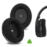 Geekria Comfort Mesh Fabric Replacement Ear Pads for HyperX Cloud Orbit S Headphones Ear Cushions, Repair Parts (Black)