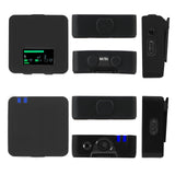 Geekria for Creators Microphone Case Cover Compatible with RODE Wireless Go, Wireless Go II Microphone Receiver and Transmitter, Mic Silicone Protective Case Skin (3 Pack / Black)